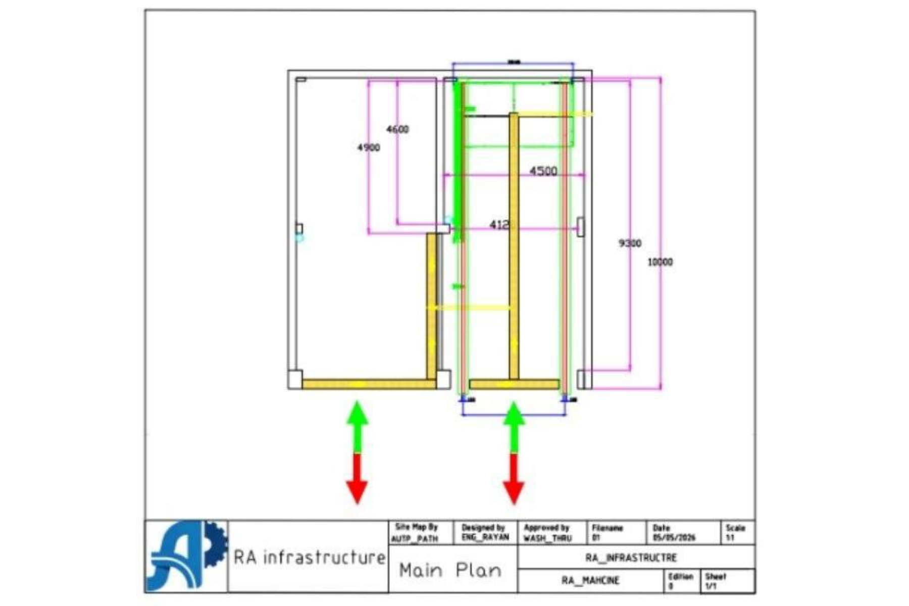 AutoPath — مخطط RA Infrastructure